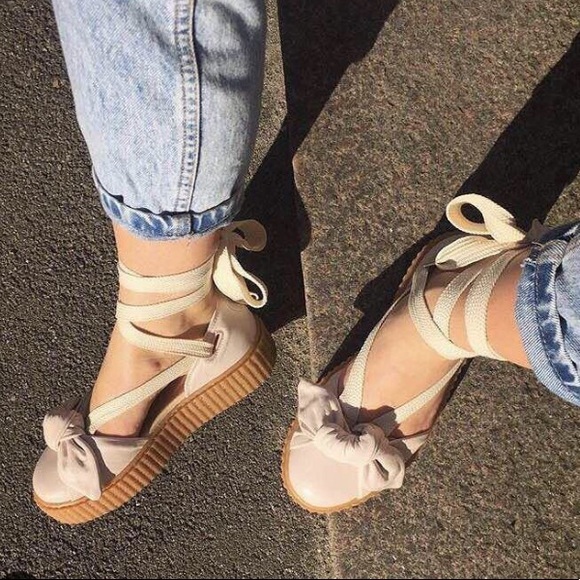 New Puma Fenty By Rhianna Bow Creeper Sandals Sz 6 - Picture 2 of 8